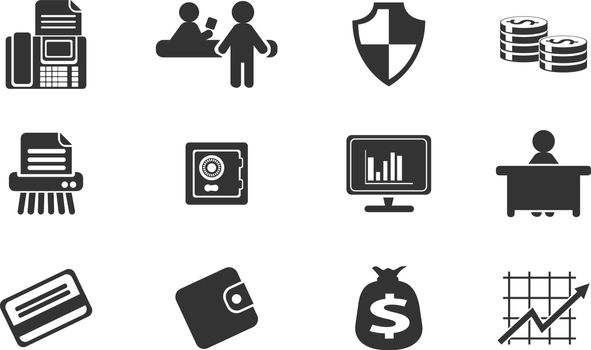 Finance simply symbol for web icons and user interface