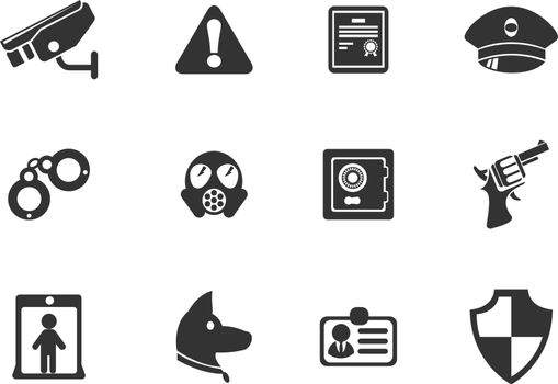 Security simply symbols for web and user interface