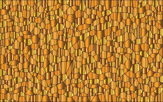 A mosaic of gold metalic colours set as a background