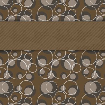 vector geometric background over seamless pattern in mocha colors. Eps10