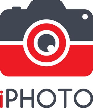photography camera theme logotype vector art illustration