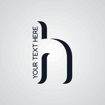 single letter theme logotype vector art illustration