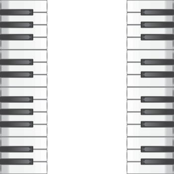 music background with piano keys. vector illustration.