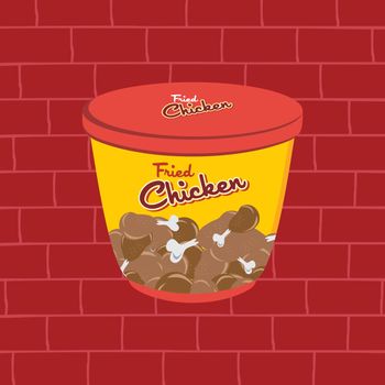 tasty and delicious snacks theme vector art illustration