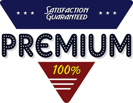 premium product quality badge theme vector art illustration