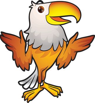 Eagle Mascot,Cartoon eagle posing,Eagle Mascot talkting,Smart Eagle Mascot presenting
