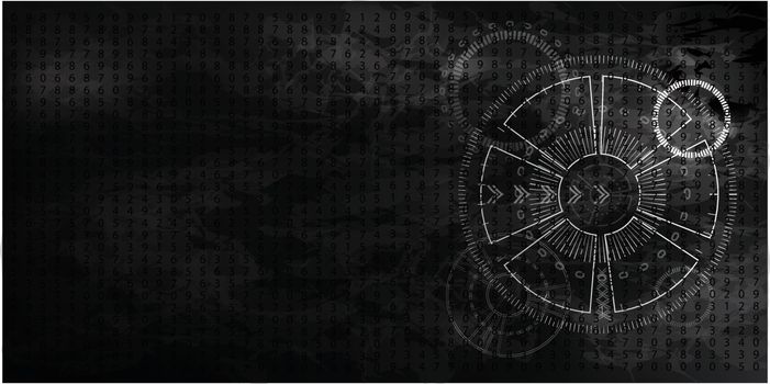 abstract innovation concept black design background for your design.