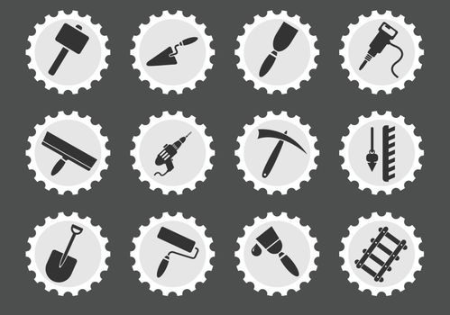 building equipment simply symbol for web icons and user interface