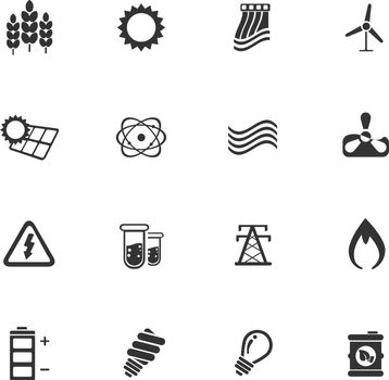Energy industry icon set for your design