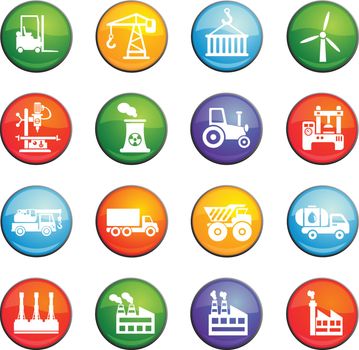 industry vector icons for user interface design