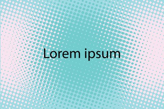 Lorem ipsum green abstract background. Pop art retro comic book vector illustration