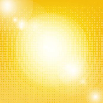 Sun Background With Blur Gradient Mesh, Vector Illustration
