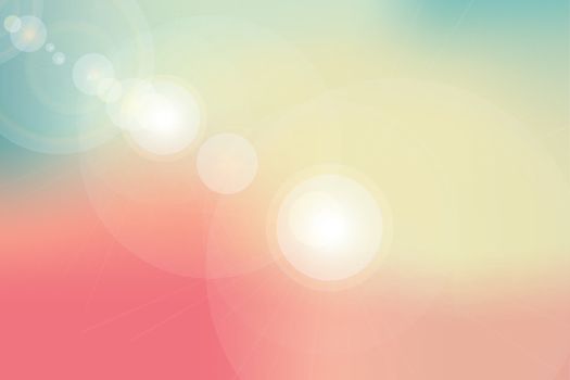 abstract background or nature sky and flare light vector
