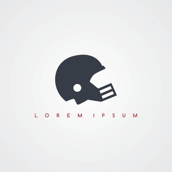 american football icon sign logotype theme vector art illustration