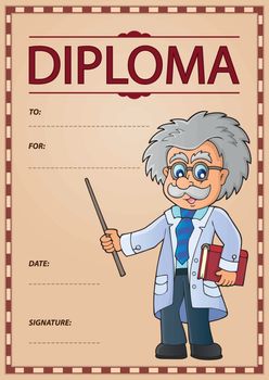 Diploma concept image 6 - eps10 vector illustration.