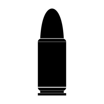 Bullets simple it is the black color icon .