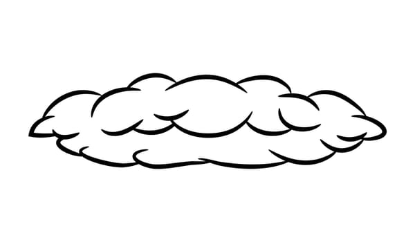 cloud silhouette vector symbol icon design. Beautiful illustration isolated on white background
