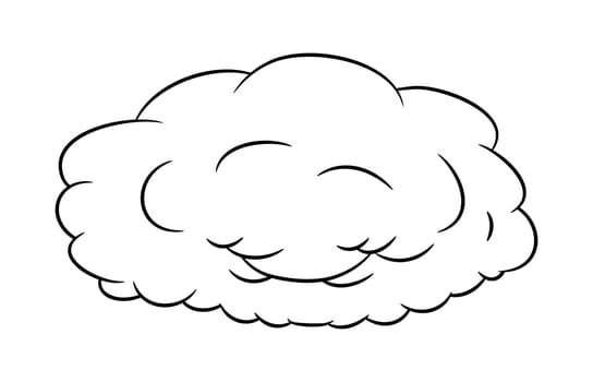 cloud silhouette vector symbol icon design. Beautiful illustration isolated on white background
