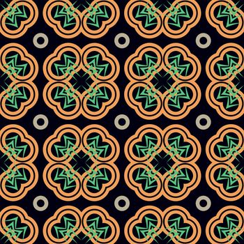 Ornament colorful pattern vector tile for multipurpose use in design