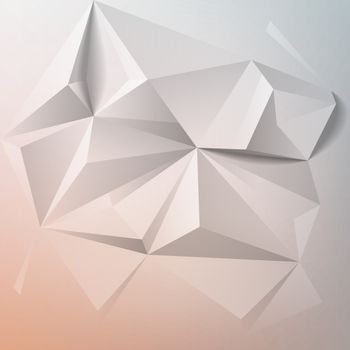 Abstract colorful geometric low poly background. Vector illustration.
