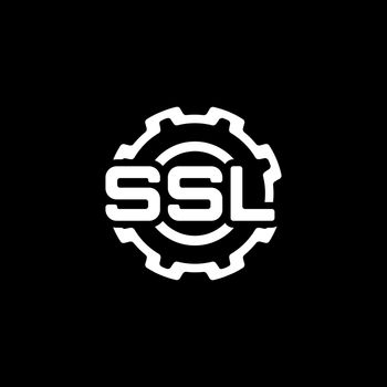 SSL Settings Icon. Flat Design Isolated Illustration.