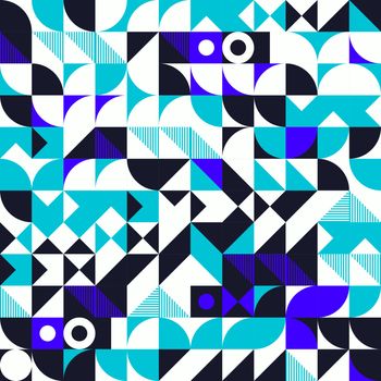 Simple geometric artwork with editable bold blocks. Scandinavian style. Universal abstract seamless pattern for wallpaper, web or prints cover, textile, ceramic tile etc.