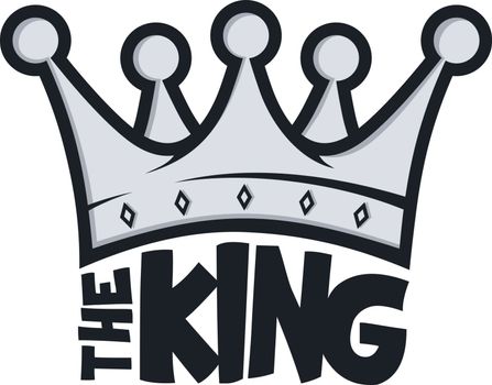 king crown vector art illustration