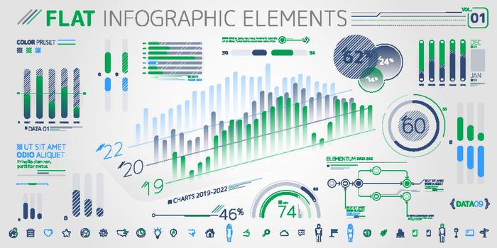Corporate Infographic Elements is an excellent collection of vector graphs, charts and diagrams.