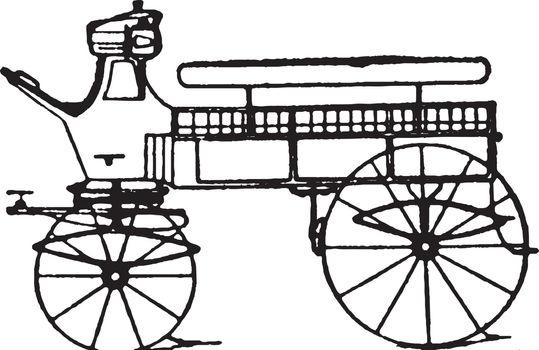 Body break wagon is a car body style that has evolved through several distinct meanings over its, vintage line drawing or engraving illustration.