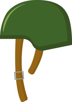 Army hat, illustration, vector on white background.