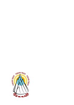 Mountain Hand Drawn Logo Template. Vector Design