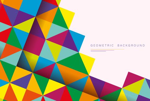 Abstract vector background with triangles. EPS 10 background