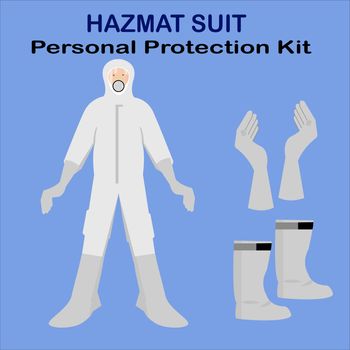 hazmat suit personal protection kit for safety