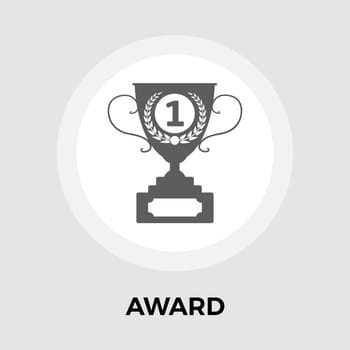 Award Icon Vector. Flat icon isolated on the white background. Editable EPS file. Vector illustration.