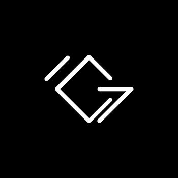 corporate company logo design. letter g logo. flat logo