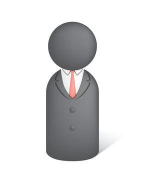 office worker / business person pictogram icon