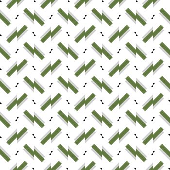 Vector seamless pattern texture background with geometric shapes, colored in green, grey and black colors.
