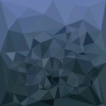 Low polygon style illustration of a medium slate blue abstract geometric background.