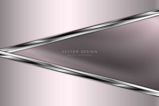 Metallic background.Luxury of pink and silver.Silk texture elegant metal modern design.