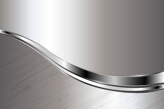 Metallic background. Luxury of gray and silver. Elegant metal modern design.