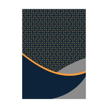 Luxury cover page with pattern design for flyer, magazines, , book cover, banners. Hipster Decorative retro greeting card or invitation design.