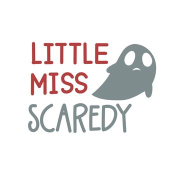 Little miss BooTiful. Beautiful boo text. Happy Halloween illustration. Handmade lettering print. Vector illustration with cute Ghost with lovely quote. Good for prints on t-shirts, cards, invitation