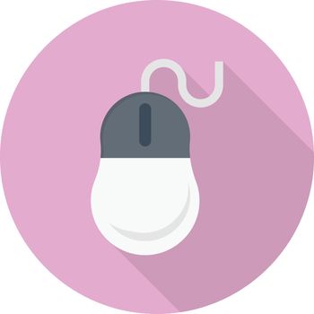 mouse vector flat color icon