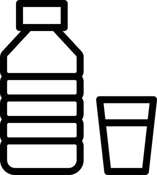 drink vector thin line icon
