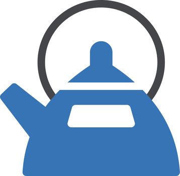 kettle vector glyph color icon