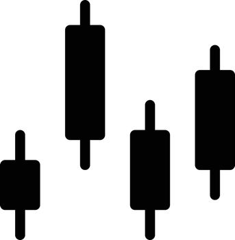 graph vector glyph flat icon