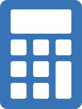 calculator vector glyph colour icon