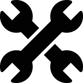 tool vector glyph flat icon