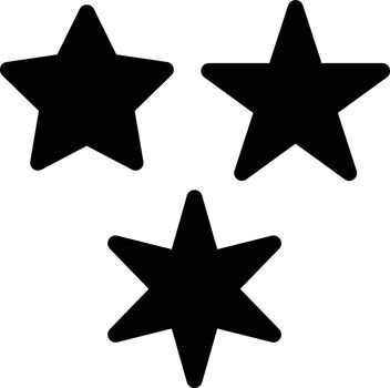 star diversity vector glyph flat icon