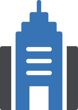 office vector glyph colour icon